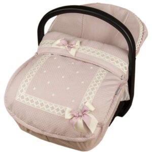 Saco Grupo 0 Color Rosa Empolvado Bodoques Lencero de Rosy Fuentes