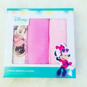 Pack gasas minnie pocoyo y mikey bordadas