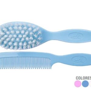 Peine y cepillo personalizado 3 colores
