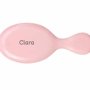 cepillo de pelo personalizado rosa y menta