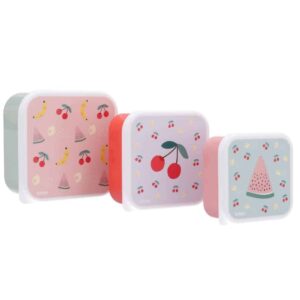 cajita almuerzo cereza 3 en 1