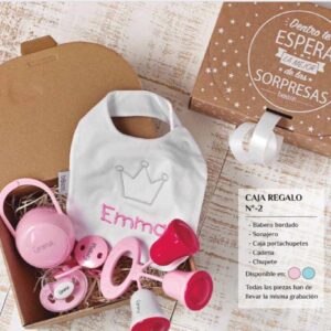 Caja Regalo Personalizada rosa 5 piezas