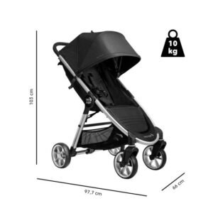 City Mini 2 con 4 ruedas Baby Jogger con barra incluida