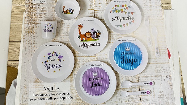 vajilla completa personalizada diferentes modelos - Imagen 3