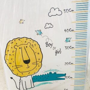 Cambiador acolchado con medidor leon 70 y 80 cm