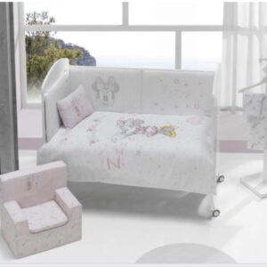 Vestidura disney de cuna completa Edredon chichonera y almohada