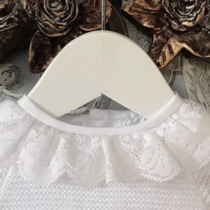 Camisa volante cuello y puños para conjuntos hilo