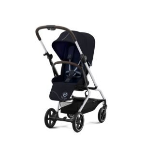silla de paseo EEZY S TWIST +2 asiento 360 Ocean Blue Chasis Silver