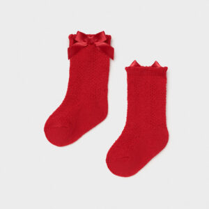 Calcetin Rojo Alto Calado Mayoral NB