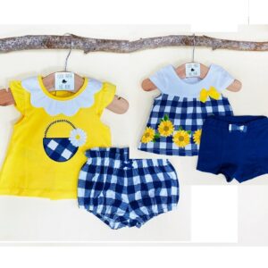 Conjunto Punto a elegir Girasoles Navy Mayoral NB