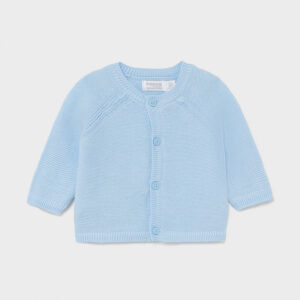 Prenda ECOFRIENDS 100% algodón orgánico. Chaqueta de tipo cardigan de manga larga para recién nacido niñ