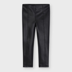 Leggings polipiel Niña Negros Mini