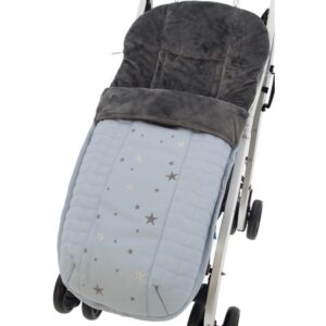 Saco de silla universal Aries pelo polar ecopiel Celeste Oscuro empolvado