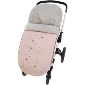 Saco de silla universal Aries pelo polar ecopiel Rosa empolvado