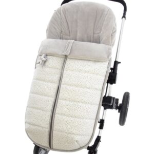 Saco de silla universal Casiopea Pelo polar Blanco Gris