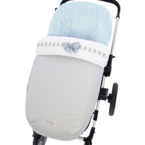 Saco de silla universal md 526 polipiel polar pelo Celeste
