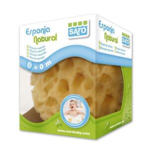 Esponja Natural baño bebe saro