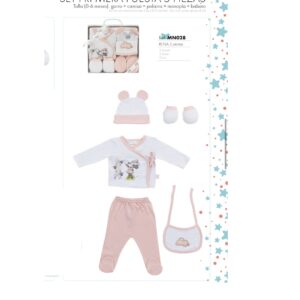 Set 5 piezas nacimiento disney rosa