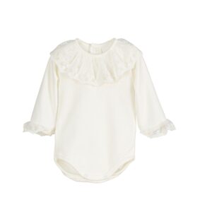 Body Tul Cuello y mangas de tul