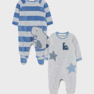 Set 2 pijamas tundosados a elegir dino