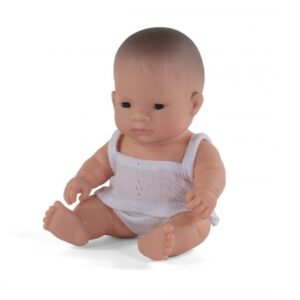 muñeca bebe asiatica 21cm