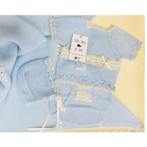 Conjunto mc 3 piezas celeste crudo