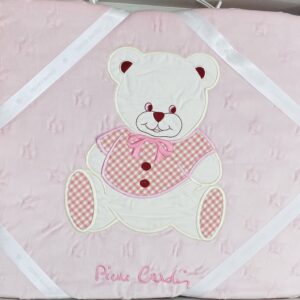 Manta cuna terciopelo suave Rosa