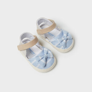Alpargata recién nacida niña Blue NB