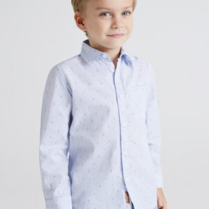 Camisa manga larga ECOFRIENDS estampada niño Cte