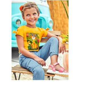 Camiseta manga corta tigre ECOFRIENDS niña