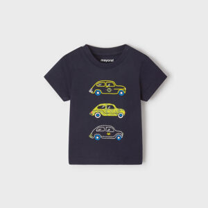 Camiseta mc car marino baby