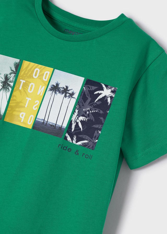 Conjunto 2 piezas bermuda estampada trebol - Imagen 4