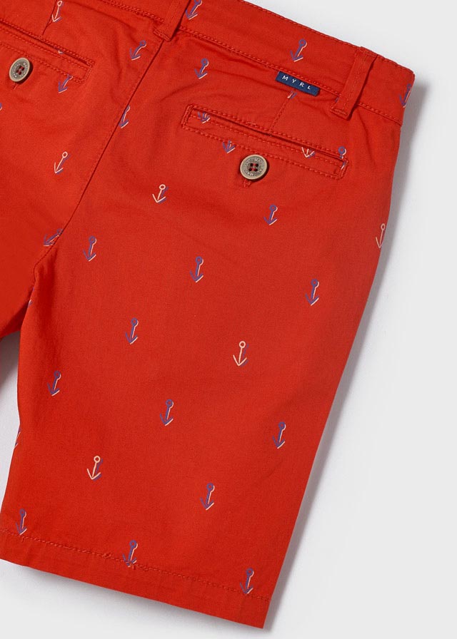 Conjunto Polo bermuda rojo niño - Imagen 2