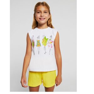 Conjunto pantalón corto chica Mimosa 10-14A