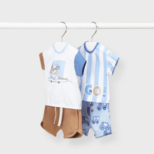 Conjuntos 2 piezas a elegir punto recién nacido niño