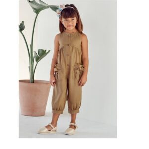 Mono largo ECOFRIENDS niña Camel