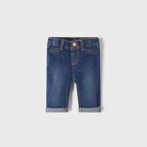 Pantalón largo tejano básico recién nacido niño NB