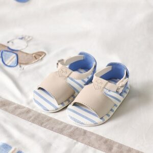 Sandalias recién nacido niño Piedra NB