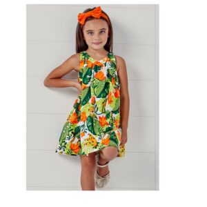 Vestido Estampado banana de niña