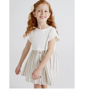 Vestido combinado niña Raiz