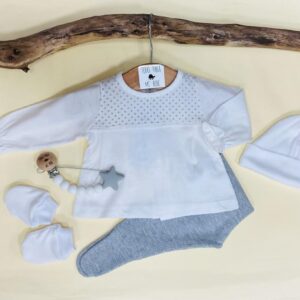 Conjunto Polaina celi 2piezas 0 a 3m