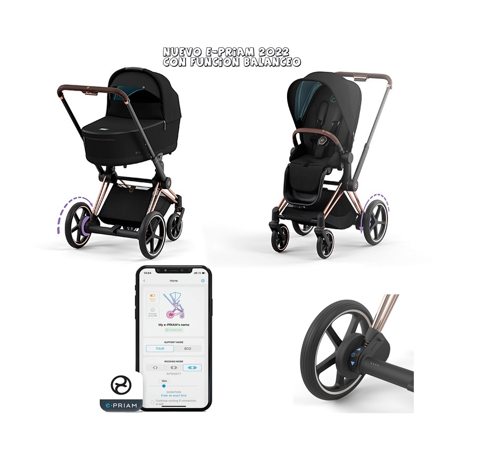 E-Priam Cybex 4 eléctrico inteligente