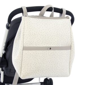 Mochila 810 Casiopea Blanco Gris Ecopiel Rosy Fuentes