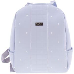 Mochila Md 748 Celeste Rosy Fuentes Ecopiel