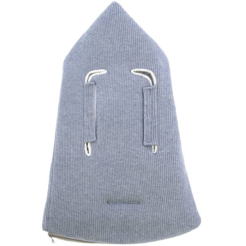 Saco Nido Cruzado Balancin Celeste empolvado - Imagen 3