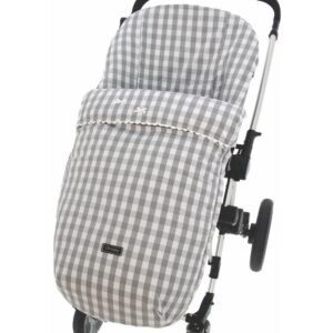 Saco Silla Universal 868 Comillas Vichy Gris