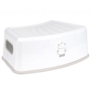 Taburete escalón Hippo beige