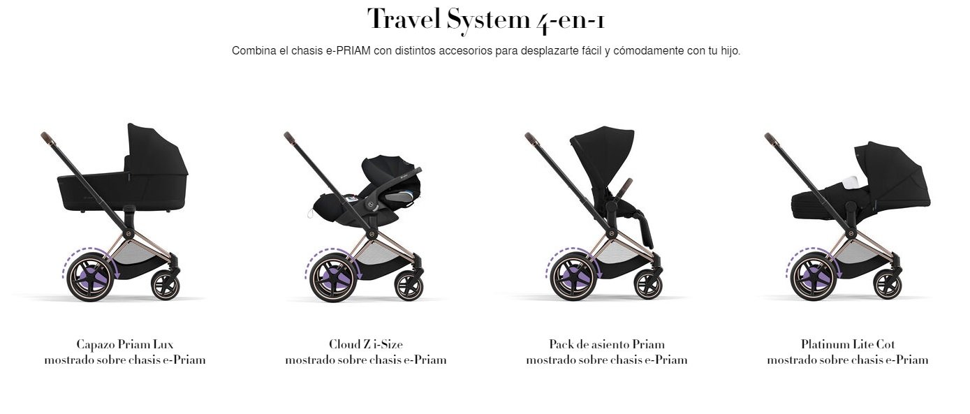 E-Priam Cybex 4 eléctrico inteligente