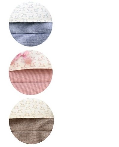 Saco Nido Cruzado Balancin Celeste empolvado - Imagen 5