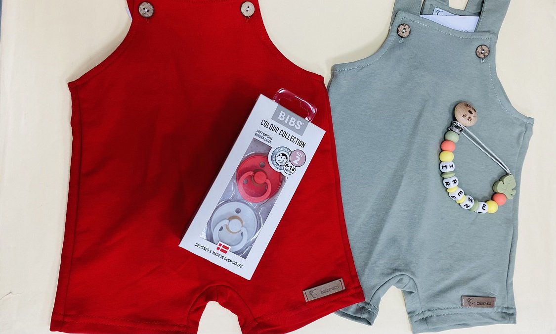 Peto Felp menta y rojo